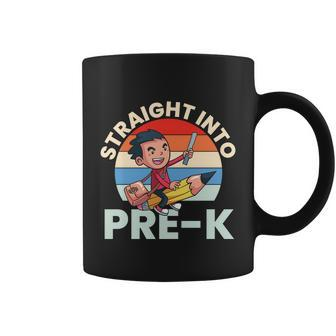 Vintage Straight Into Prek Boy Back To School Coffee Mug - Monsterry UK