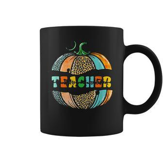 Vintage Thanksgiving Teacher Thankful Grateful Blessed Coffee Mug - Thegiftio UK