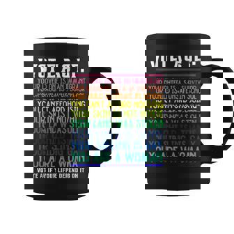Vote As If Your Life Depends On It Human Rights Coffee Mug - Thegiftio UK