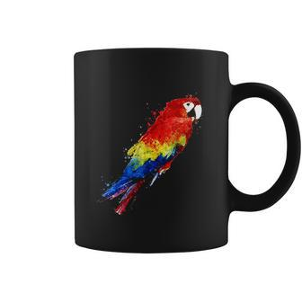 Watercolour Colourful Parrot Bird V2 Coffee Mug - Thegiftio UK