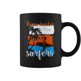 Wave Hunter Surfers Surfing Summer Time Surf Coffee Mug - Monsterry