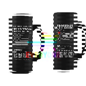 We The People Means Everyone Lgbt Gay Pride American Flag Coffee Mug - Thegiftio UK