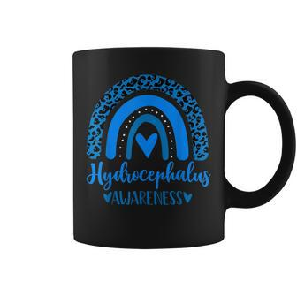 We Wear Blue Rainbow Awsewome For Hydrocephalus Awareness Coffee Mug - Thegiftio UK