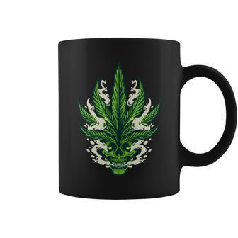 Weed Leaf Marijuana Tshirt Coffee Mug - Monsterry UK