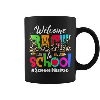 Welcome Back To School Nurse First Day Of School Leopard V7 Coffee Mug - Thegiftio UK