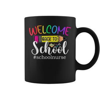 Welcome Back To School School Nurse For Students Teachers Coffee Mug - Thegiftio UK