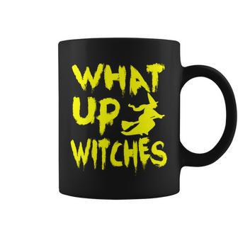 What Up Witches Graphic Design Printed Casual Daily Basic V2 Coffee Mug