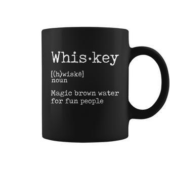 Whiskey Definition Magic Brown Water For Fun People Gift Graphic Design Printed Casual Daily Basic Coffee Mug - Thegiftio UK