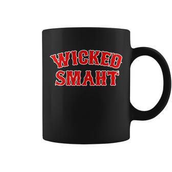 Wicked Smaht Smart Boston Massachusetts Tshirt Coffee Mug - Monsterry CA