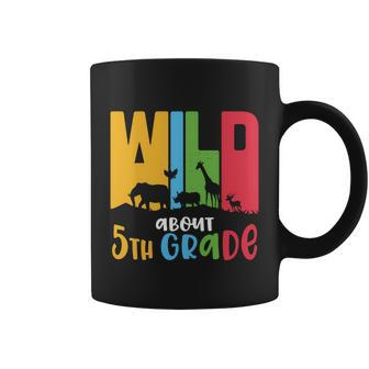 Wild About Fifth Grade Back To School First Day Of School Coffee Mug - Monsterry UK