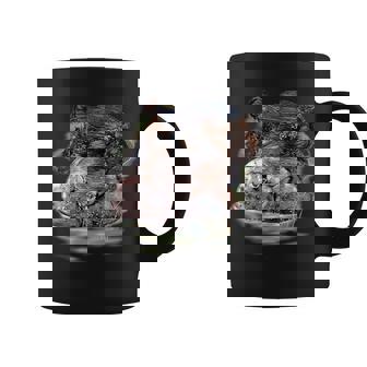Wildlife - Big Face Hippo Portrait Graphic Design Printed Casual Daily Basic Coffee Mug - Thegiftio