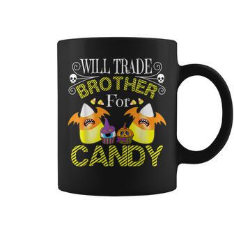 Will Trade Brother For Candy Trick Or Treat Halloween Gift Coffee Mug - Seseable