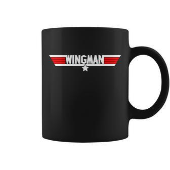 Wingman Logo Tshirt Coffee Mug - Monsterry