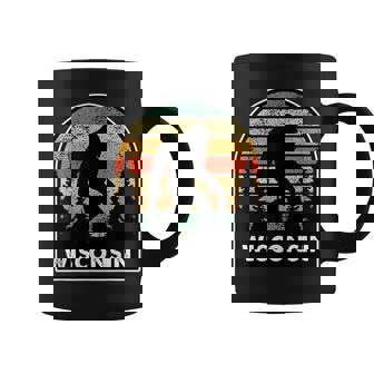 Wisconsin And A Bigfoot Or Sasquatch Coffee Mug - Thegiftio