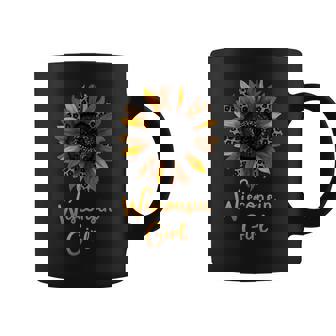 Wisconsin Girl Sunflower Coffee Mug - Thegiftio