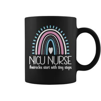 With Tiny Steps Nicu Nurse Neonatal Intensive Care Unit Coffee Mug - Seseable