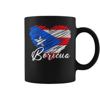 Women Men Puerto Rican Hispanic Heritage Boricua Puerto Rico Coffee Mug - Thegiftio UK