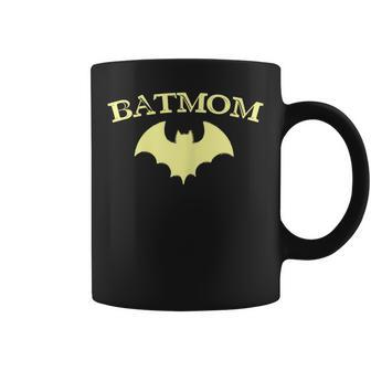 Womens Batmom Super Hero Proud Mom Halloween Costume Gift Coffee Mug - Thegiftio UK