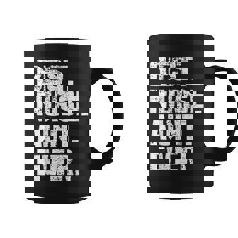 Womens Best Nurse Aunt Ever Nursing Birthday Gifts Coffee Mug - Thegiftio UK