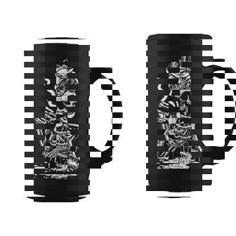 Womens Coffee Drinking Skeleton Lazy Diy Halloween Costume Women Coffee Mug - Thegiftio UK
