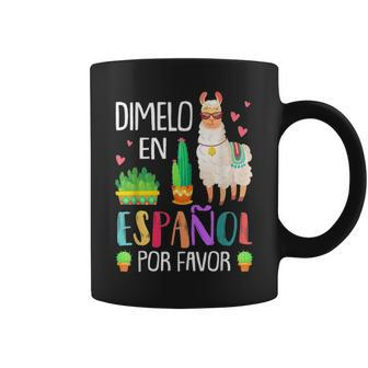 Womens En Espanol Por Favor Bilingual Spanish Teacher Gifts Coffee Mug - Thegiftio UK