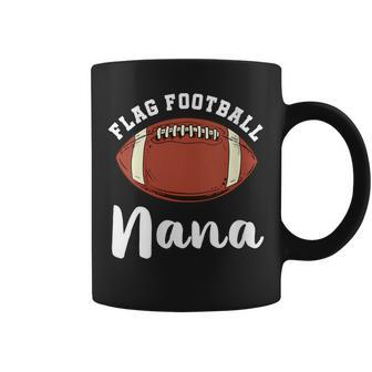 Womens Flag Football Nana Matching Family Matching Football Coffee Mug - Thegiftio UK