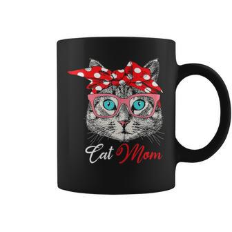 Womens Funny Cat Mom For Cat Lovers Mothers Day Gift Coffee Mug - Thegiftio UK