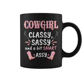 Womens Funny Cowgirl Graphic Women Girls Cowgirl Western Rodeo Coffee Mug - Thegiftio UK