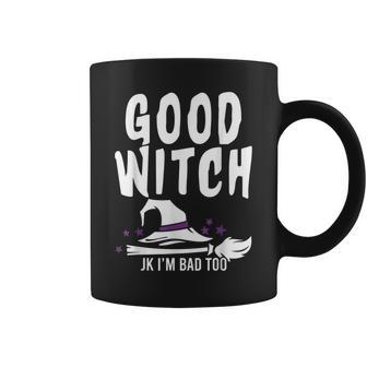 Womens Good Witch Just Kidding Halloween Funny Costume V2 Coffee Mug - Seseable