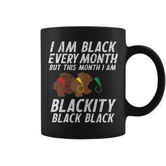 Womens I Am Blackity Black Afro Woman African Pride History Women Coffee Mug - Thegiftio UK