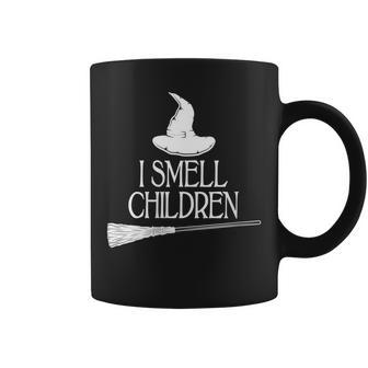 Womens I Smell Children Teacher Halloween Boys Girls Kids Coffee Mug - Seseable