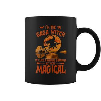 Womens Im Gaga Witch Like Normal Grandma But Magical Halloween Coffee Mug - Seseable