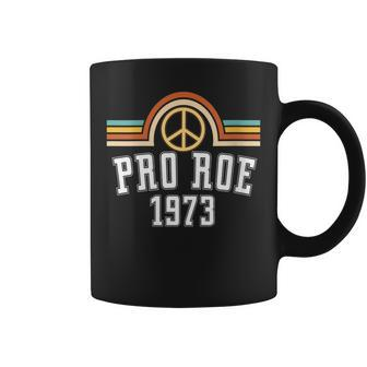 Womens Pro Roe 1973 - Rainbow Feminism Womens Rights Choice Peace Coffee Mug - Seseable