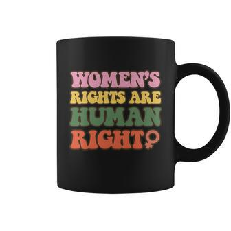 Womens Rights Are Human Right Graphic Design Printed Casual Daily Basic Coffee Mug - Thegiftio UK