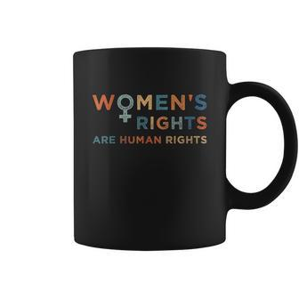 Womens Rights Are Human Rights Cool Feminist Coffee Mug - Monsterry DE