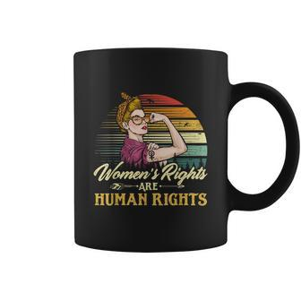 Womens Rights Are Human Rights Feminism Protect Feminist Coffee Mug - Monsterry DE