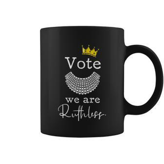 Womens Rights Vote Were Ruthless Rbg Pro Choice Coffee Mug - Monsterry DE