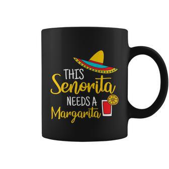 Womens Senorita Margarita Mexican Fiesta Funny Cinco De Mayo Coffee Mug - Monsterry DE