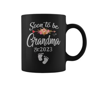 Womens Soon To Be Grandma 2023 Mothers Day For New Grandma Coffee Mug - Thegiftio UK
