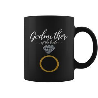 Womens Wedding Shower Cute Party For Godmother Of The Bride Graphic Design Printed Casual Daily Basic Coffee Mug - Thegiftio