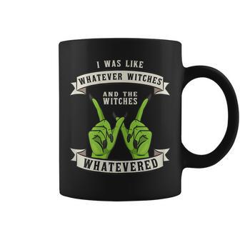 Womens Whatever Witches Witch Wiccan Costume Funny Halloween Gifts Coffee Mug - Seseable