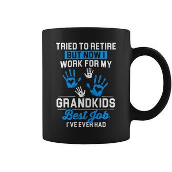 Work For My Grandkids - Best Job Coffee Mug - Seseable