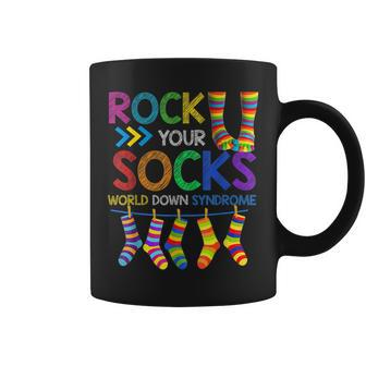 World Down Syndrome Day T Rock Your Socks Awareness V2 Coffee Mug - Thegiftio UK