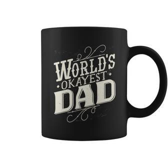 Worlds Okayest Dad Coffee Mug - Monsterry