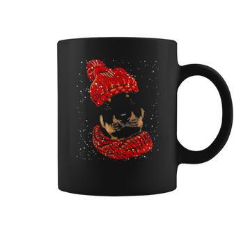 Xmas Hat Rottweiler Coffee Mug - Thegiftio UK