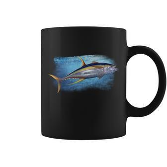 Yellowfin Tuna Swimming Coffee Mug - Monsterry AU