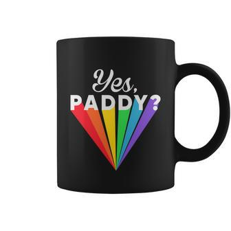 Yes Paddy Rainbow St Pattys Day Daddy Lgbt Gay Pride Month 2022 Graphic Design Printed Casual Daily Basic Coffee Mug - Thegiftio UK