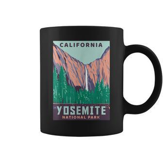 Yosemite National Park Us Vintage Usa California Parks Gift Coffee Mug - Seseable