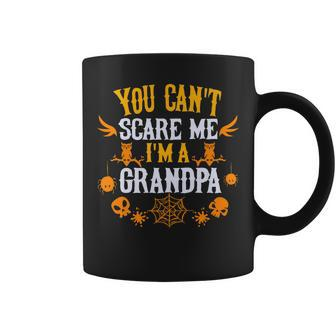 You Cant Scare Me Im A Grandpa Halloween Coffee Mug - Thegiftio UK