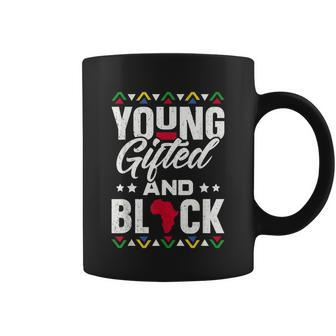 Young Gifted & Black African Pride Black History Month Coffee Mug - Thegiftio UK